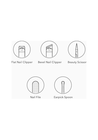 Zhltools Premium Paslanmaz Tırnak Makası Seti