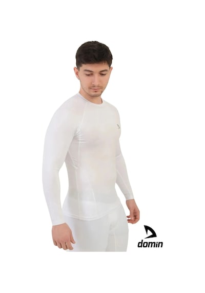 Hnc Sport Erkek Uzun Kol Compression Fitness Gym Body Tshirt Beyaz