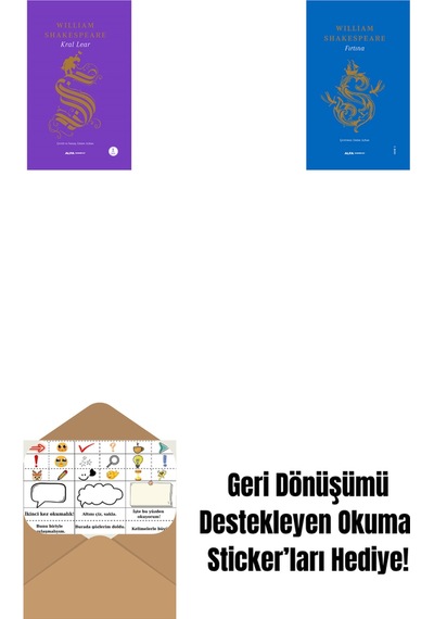 Kral Lear Ciltli + Bir Yazdönümü Gecesi Rüyası Ciltli + Okuma Sticker'ları