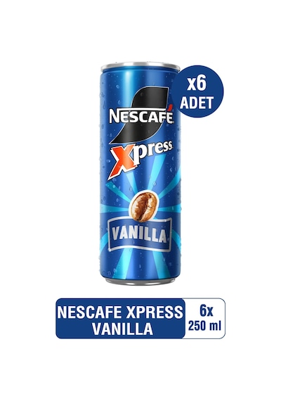 Nescafé Xpress Vanilla Soğuk Kahve 250ml X6 Diğer