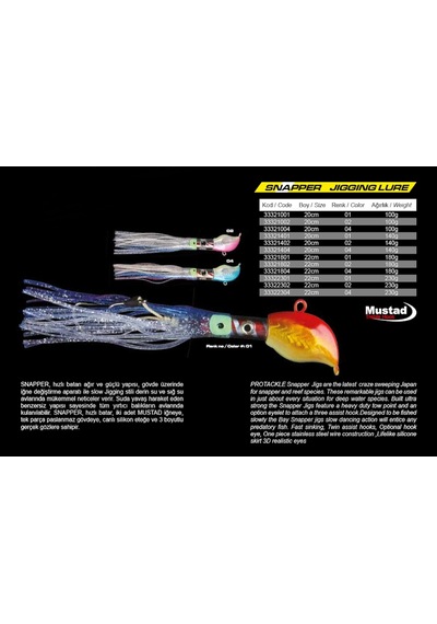 Protackle Snapper Jigging Yem
