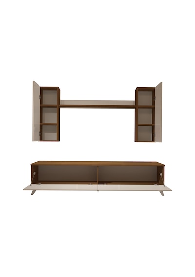 Decoraktiv Eko 5d Mdf Std Retro Tv Ünitesi Tv Sehpası - Ceviz Beyaz Ahşap - Beyaz Decoraktiv Eko 5d Mdf Std Retro Tv Ünitesi Tv Sehpası - Ceviz Beyaz Ahşap - Beyaz
