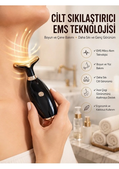 Ers- Yüz Ve Boyun Kırşıklık Giderici Ems Güzellik Cihazı Gıdık,sarkma,kırışıklık Yüz Masaj Aleti