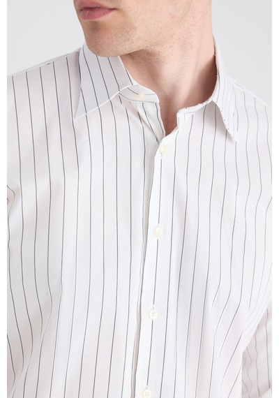 D'S Damat Ds Damat Slim Fit Beyaz Armürlü Gömlek 5hf02hd20341m Çok Renkli