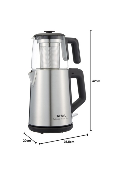 Tr Magic Tea Xl Cam Demlikli Ve Paslanmaz Çelik Gövdeli 1650 Watt Çay Makinesi Diğer