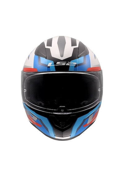 Ls2 Rapıd 2 Hyper Kapalı Kask Beyaz - Mavi - Kırmızı Diğer