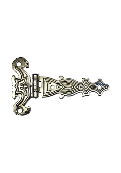 Dekoratif, Sac Tek Kuyruklu Menteşe - 40x68 Mm, Küçük, Nikel, 100 Adet 1 Adet