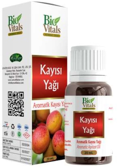 Bio Vitals Kayısı Yağı 20ml X 2 Adet
