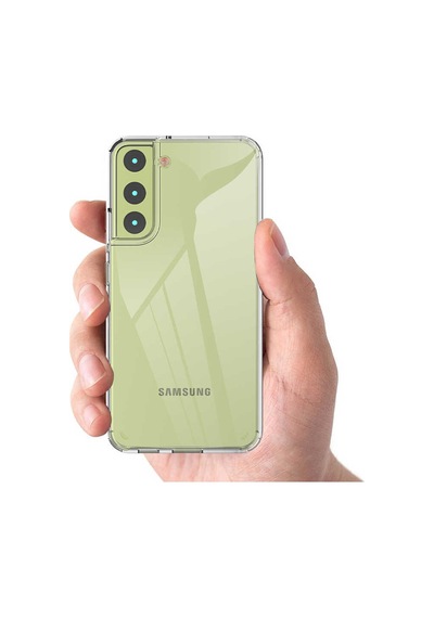 Zore Galaxy Uyumlu S22 Plus Kılıf Coss Kapak - Renksiz Renksiz