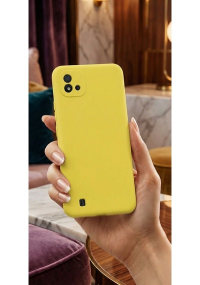Realme C11 2021 Kılıf İçi Kadife Soft Silikon Lansman Kapak