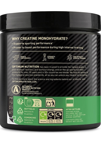 Kreatin Monohidrat Blue Raspberry Aromalı 247.5 G 55 Servis Kas Gücü Ve Desteği Tropikal Meyveli