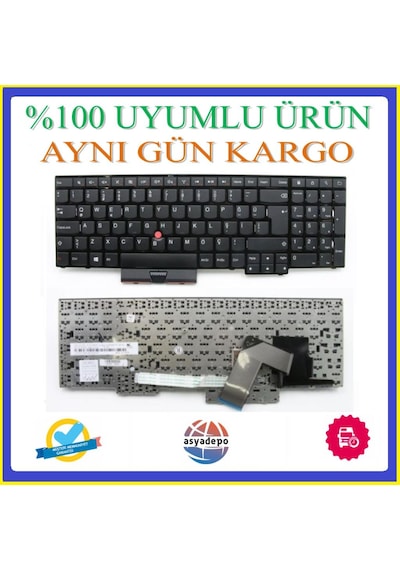 Lenovo Uyumlu Thinkpad N4F2Rtx Klavye Tuş Takımı Siyah Tr