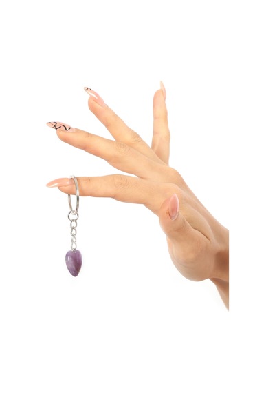 Mystic Energy Doğal Taş Ametist Taşi Ister Kolye Ister Anahtarlık N11.31112 Sarı