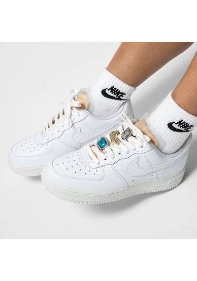 Nike Air Force 1 Low Premium'jevels'leather Womens Sneaker Hakiki Deri Kadın Günlük Spor Ayakkabı Beyaz Nike Air Force 1 Low Premium'jevels'leather Womens Sneaker Hakiki Deri Kadın Günlük Spor Ayakkabı Beyaz