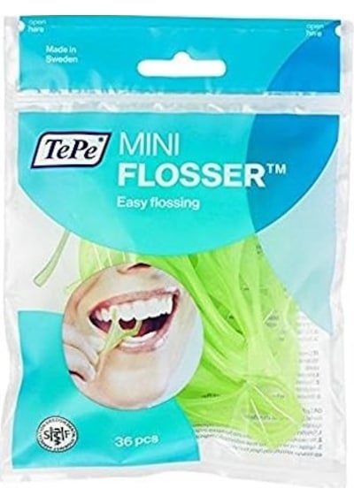 Mini Flosser Diş İpleri, Çatallı