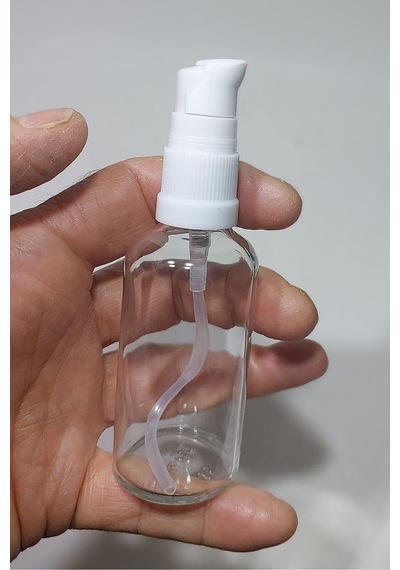 50 Cc Boş Cam Krem Ve Losyon Şişesi 50 Cc 50ml X 12 Adet / Ecza Şişesi / Krem Pompalı Şişe