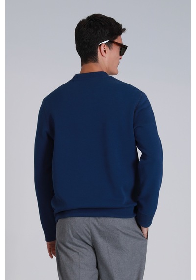 Lufian Pıtcher Erkek Sweatshirt Saks Saks 112030138100240 Saks