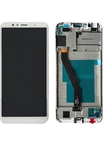 Huawei Y6 2018 Lcd Ekran Dokunmatik Beyaz Çıtalı