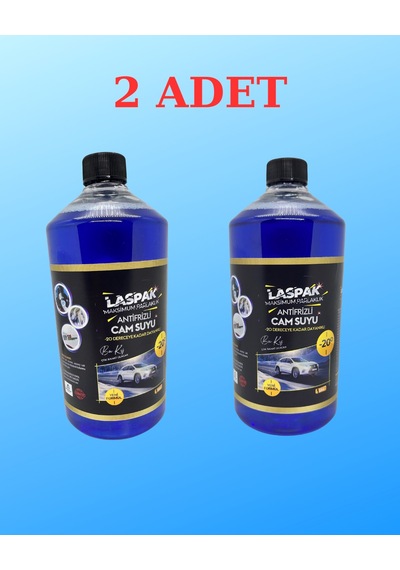 Antifrizli Oto Cam Suyu -10 Derece 2 Adet 1 Lt