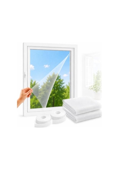 130x150 Cm Yapışkanlı Pencere Sinekliği, Yıkanabilir Ve Tekrar Kullanılabilir