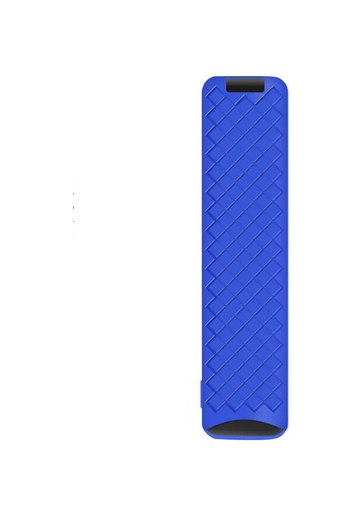 Wozlo Realme 4k Tv Stick Uyumlu Uzaktan Kumanda Kılıfı - Silikon Koruyucu Kılıf - Koyu Mavi