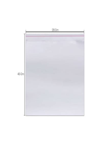 28X45 Bantlı Opp Parlak-Şeffaf Jelatin 100 Adet
