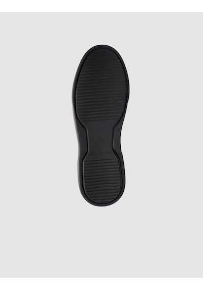 Monamae %100 Hakiki Deri Siyah Kadın Sneaker Siyah