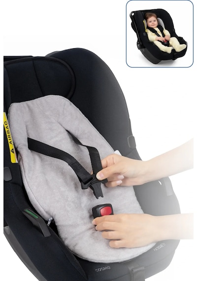 Babyjem Ana Kucağı Bel Desteği Havlu Gri