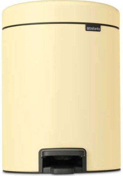 Brabantia Newıcon Mellow Yellow Pedallı Çöp Kutusu 5lt Sarı