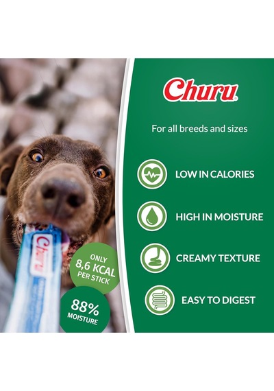 Inaba Ciao Churu Ton Balıklı Ve Tavuklu Tamamlayıcı Köpek Ödül Maması 8 X 20 Gr