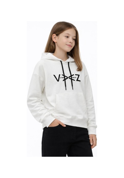 Kız Çocuk Kapüşonlu Sweatshirt Bgl-st05274 Ekru