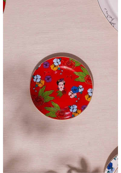 Karaca Frida Pasta Tabağı Kırmızı 19 Cm