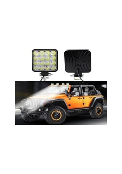 16 Ledli Çalışma Lambası 12-24 Volt İle Uyumlu 1 Yıl  4 Adet
