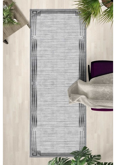 Yıkanabilir Yolluk 44 Gri