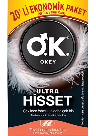 Okey Prezervatif Ultra Hisset 20'li