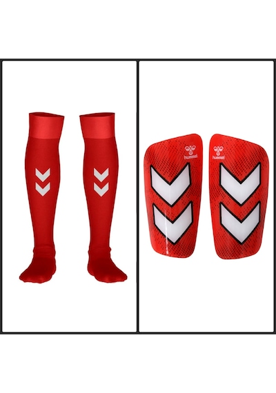Hummel Tekmelik Ve Tozluk Takımı Kırmızı