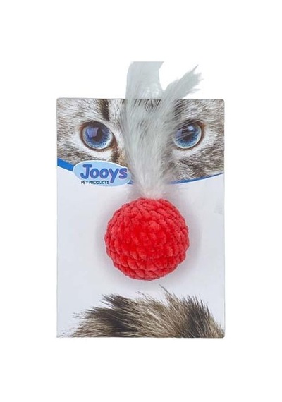 Jooys Tüylü Kadife Kedi Topu