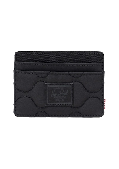 Herschel Herschel Charlie Kapitone Rfid Korumalı Kartlık Unisex Siyah Cüzdan 001