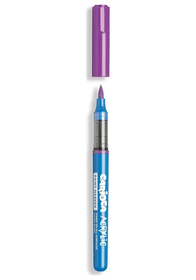 Carioca Akrilik Paint Marker Su Bazli Fırça Uçlu 10'lu