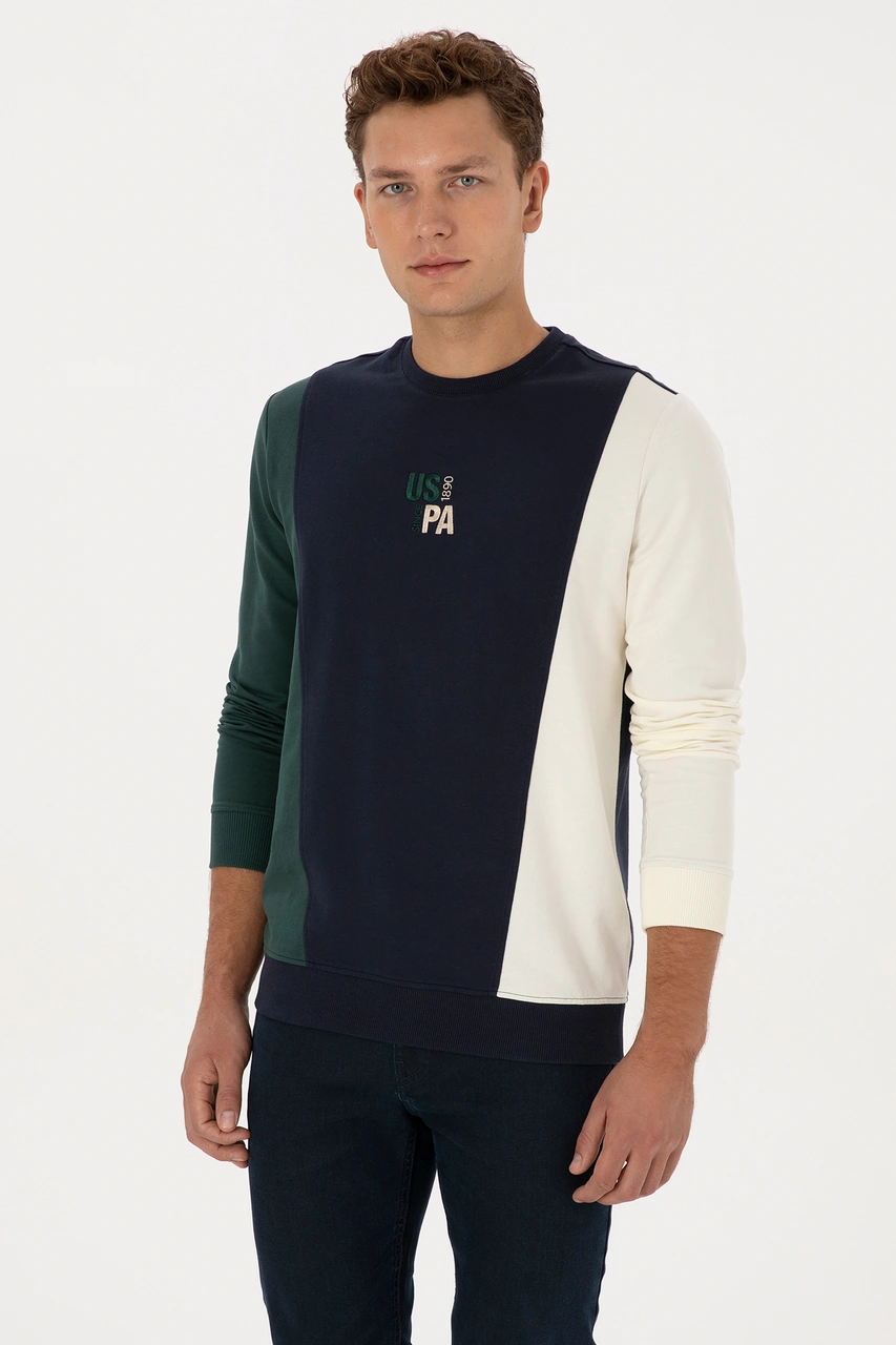 U.s. Polo Assn. Erkek Açık Lacivert Sweatshirt 50316379-vr059 Acık Lacıvert