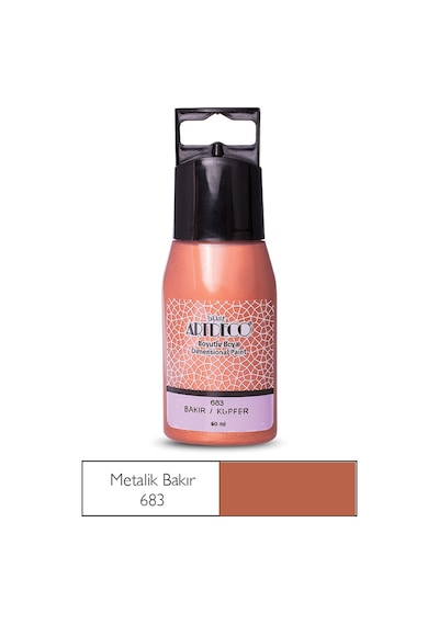 Artdeco Metalik Boyutlu Boya 60Ml Bakır 683