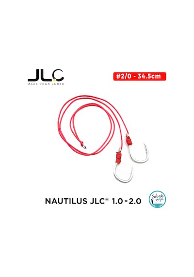 Jlc Çiftli Hazır Assist İğne 2/0 34.5cm Nautilus 1.0/2.0 1 Adet