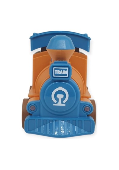 Oyuncak Tren Işıklı Sesli Bas Gitsin 14cm - Mavi - 8068a