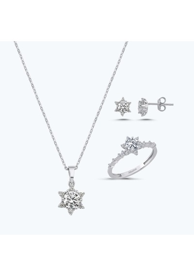 Altınbaş Altın Üçlü Lotus Set Autk0037-b-24627-set