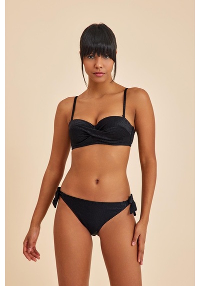 Amarelle Bali Siyah Yandan Bağlamalı Bikini Alt Siyah