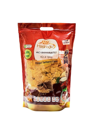 Haşiroğlu Acı Baharatlı Doğal Tarhana Cipsi 450 G