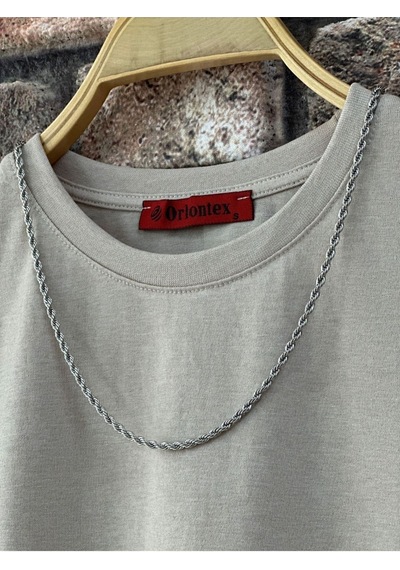 Altamira Erkek Believe Baskılı Oversize T-shirt 001