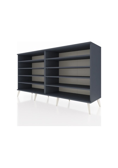 Hyperion Konsol 8 Raflı 176x44x99 Antrasit-antrasit Antrasit-antrasit