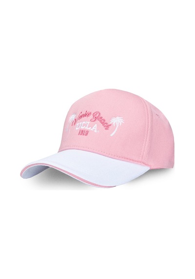Ucla Caıro Pembe Baseball Cap Nakışlı - Unisex Şapka Pembe