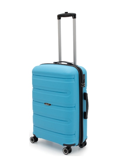 Cotpoly Home Artemis Pp Polipropilen&kırılmaz Orta Boy Valiz 65 Cm Mavi